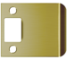 1.75in x 2-1/4in Extended Full Lip Strike, 605/US3 Polish Brass