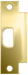 ASA Strike 4-7/8in x 1-1/4in, 605/US3 Polish Brass