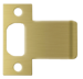 1-1/2in Extended Lip T-Strike, 605/US3 Polish Brass