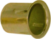 Thimble Strike for Deadbolt, 605/US3 Bright Brass Plated