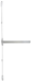 Narrow Stile SVR Surface Vertical Rod Exit Device, Exit Only, 36in x 84in, Hex Dogging, Grade 1, 710/313AN Dark Bronze Anodized