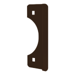 Short Latch Protector with Cut Out for Locks, 6in x 2-5/8in, 695/SP313 DU Duranodic Dark Brown