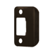 Radius Corner Full Lip Strike, 2-1/4in x 1-1/4in, 695/SP313 DU Duranodic Dark Brown