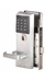 Keypad EZ Mortise Lock, Latch with Key Override, SFIC Prep, Less Core, Angled Lever, 626/US26D Satin Chrome