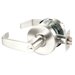 10X-Line Storeroom L Lever, ANSI Strike, Grade 1, LA Keyway 1-Bitted, 2-3/4in Backset, 626/US26D Satin Chrome