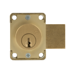 1-3/8in Door Deadbolt Lock, National D4292/ NA12 Keyway, 7/8in Barrel Diameter, Grade 1, Keyed Different, 606/US4 Satin Brass