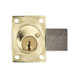 1-1/8in Door Deadbolt Lock, Schlage C Keyway, Keyed Alike to 102, 1-1/8in Barrel Diameter, Grade 1, 605/US3 Bright Brass