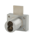 SFIC 1-1/4in Drawer Lock, Small Format IC Prep, Less Core, 1-1/8in Barrel Diameter, Grade 1, 626/US26D Satin Chrome