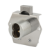 SFIC 1-1/16in Deadbolt Drawer Lock, Key Retaining, Small Format IC Prep, Less Core, 1-1/8in Barrel Diameter, Grade 1, 626/US26D Satin Chrome