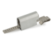 SFIC Showcase/Ratchet Lock, Small Format IC Prep, Less Core, Fits 1/4in Panels, 626/US26D Satin Chrome