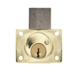 1-1/8in Drawer Deadbolt Lock, Schlage C, Keyed Alike to 102, 1-1/8in Barrel Diameter, Grade 1, 626/US26D Satin Chrome