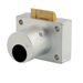 1-3/8in Deadlatch Drawer Lock, Less Key-in-Knob Cylinder, 1-1/8in Barrel Diameter, Grade 1, 626/US26D Satin Chrome
