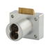 SFIC 1-1/8in Deadlatch Drawer Lock, 1-1/8in Barrel Diameter, Grade 1, 626/US26D Satin Chrome