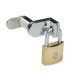 1-7/32in Pad Lockable Cam Lock, up to 3/8in Shackle Diameter, 626/US26D Satin Chrome