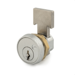 T Bolt Drawer Lock Pin Tumbler, National D4292/ NA12 Keyway, Keyed Alike to 103, 3/4in Barrel Diameter, Grade 1, 626/US26D Satin Chrome