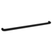 Tubular Push Bar, 33in Center to Center (CTC), 1in Diameter, 1-3/4in Door Thickness, Thru Bolt with Finish Washer (T1), 711/315 Black Anodized