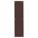 Push Plate 3.5in x 15in, Beveled Edges, .050in Thick, 6 x 5/8in Sheet Metal Screws, 613/US10B Oil Rubbed Bronze