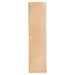 Push Plate 4in x 16in, Beveled Edges, .050in Thick, 6 x 5/8in Sheet Metal Screws, 612/US10 Satin Bronze