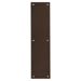 Push Plate 4in x 16in, Beveled Edges, .050in Thick, 6 x 5/8in Sheet Metal Screws, 613/US10B Oil Rubbed Bronze