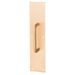 Pull Plate 3.5in x 15in, Pull Size 3/4in Diameter x 5-1/2in CTC Mounting, 612/US10 Satin Bronze