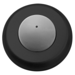 Wall Stop-Convex Wrought, 2-1/2in Diameter x 1in Projection, BSP Black Suede Powder Coat