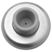 Wall Stop-Concave Wrought, 2-1/2in Diameter x 1in Projection, 630/US32D Stainless Steel