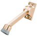 5in Kickdown Holder, Solid Cast Brass with Rubber Bumper, 612/US10 Satin Bronze