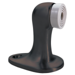 Goose Neck Floor Stop, 1-5/8 x 2-3/4in Base x 2-3/4in High, Solid Cast Brass with Rubber Bumper, 613/US10B Oil Rubbed Bronze