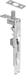 Manual Flush Bolt, for Wood Doors, Fire Rated 1.5 Hours, Face Plate Size 1in x 6-3/4in, 626/US26D Satin Chrome