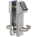 i-Qwik Lite Keypad Entry Cylindrical Lockset, 160 Users, Marks C Key Override, 2-3/4in Backset, ANSI Strike, 626/US26D Satin Chrome