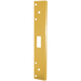 1 Hole Security Strike 8in x 1-3/4in, 605/US3 Bright Brass Plated