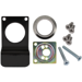 Exit Trim - Finger Pull for Cylinder, Nightlatch Function, 622/US19 Flat Black Powder Coat (10B not Available, made in 19 Black)