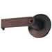 Exit Trim - Key in Lever x Rose Storeroom Function, 622/US19 Flat Black Powder Coated