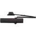 Surface Mount Medium Duty Cast Iron Closer, Slim Line Plastic Cover, ADA Adjustable Size 1-6, Grade 1, Cush-N-Stop Arm, TBSRT Screw Pack, 695/DKBZ Dark Bronze Powder Coat
