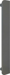 Narrow Latch Protector for Levers & Exit Devices, 8-7/8in x 1-1/2in, SL Silver Coated