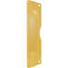 Latch Protector with Cut Out for Locks, 7in x 2-3/4in, 605/US3 Bright Brass Plated