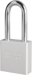 Padlock 2in Shackle Aluminum Clear