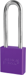 Padlock 3in Shackle Aluminum Purple