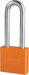 Padlock 3in Shackle Aluminum Orange