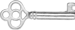 Barrel Key Malleable Iron