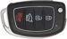 Hyundai 4 Button Flip Key TQ8-RKE-3F04