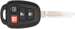 Toyota 4 Button Remote Head Key