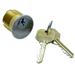 Outside Mortise Cylinder for LA318GJ, Marks C Keyway, 6 Pin, with 2105 Tall Narrow Cam, 630/US32D Stainless Steel