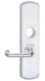 Solenoid Electrified RV 03 Clutched Lever Trim, for 98/99 Rim and Vertical Rod Exit Devices, 24VDC, FS Fail Safe, LHR Right Hand Reverse/Reversible Handing, 626/US26D Satin Chrome