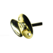 Brass Oval Plate with T Turn US3
