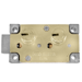 Double Small Nose Brass Safety Deposit Lock, #4 Guard Key LH