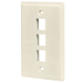 Faceplate 3 Keystone (25 Pack) - L. Almond