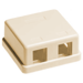 Surface Mount Boxes 2 Keystone - Ivory
