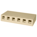 Surface Mount Boxes 6 Keystone - Ivory