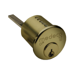 M3 Rim Cylinder 6-Pin FH Keyway, Pinned with 2 Keys, Satin Brass Blackened 10